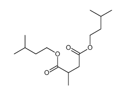 bis(3-methylbutyl) 2-methylbutanedioate Structure