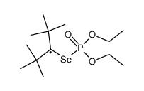 1-tert-butyl-1-diethoxyphosphorylselanyl-2,2-dimethyl-propyl Structure