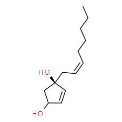 4-Cyclopentene-1,3-diol, 1-(2Z)-2-octenyl-, (1R)- (9CI)结构式