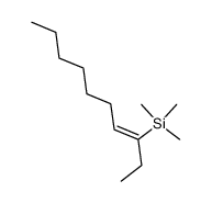 Z-3-trimethylsilyl-3-decene结构式