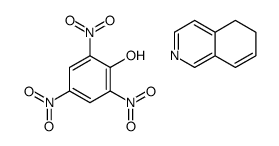 5,6-dihydroisoquinoline,2,4,6-trinitrophenol结构式
