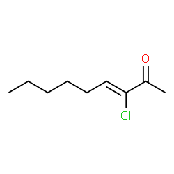 3-Nonen-2-one,3-chloro-结构式