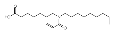 7-[nonyl(prop-2-enoyl)amino]heptanoic acid Structure