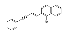 1-Phenyl-4-<2-(1-Bromnaphthyl)>-3-butenin结构式