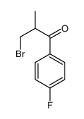 3-bromo-1-(4-fluorophenyl)-2-methylpropan-1-one Structure