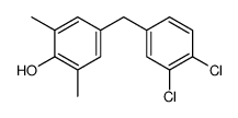 4-[(3,4-dichlorophenyl)methyl]-2,6-dimethylphenol结构式