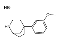 5-(3-methoxyphenyl)-2-azabicyclo[3.2.1]octane,hydrobromide结构式