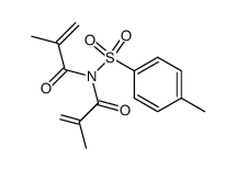 4-Methyl-N,N-bis-(2-methyl-acryloyl)-benzenesulfonamide结构式