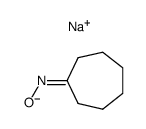 sodium salt of cycloheptanone oxime Structure