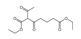 diethyl 2-acetyl-3-oxoheptanedioate Structure