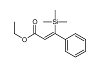 ethyl 3-phenyl-3-trimethylsilylprop-2-enoate Structure