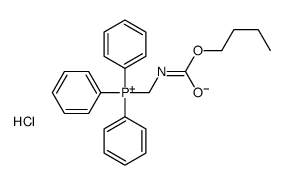 (butoxycarbonylamino)methyl-triphenylphosphanium,chloride Structure