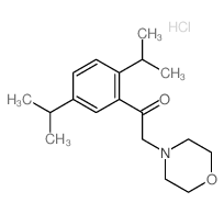 Ethanone,1-[2,5-bis(1-methylethyl)phenyl]-2-(4-morpholinyl)-, hydrochloride (1:1) picture