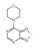 [1,2,5]Thiadiazolo[3,4-d]pyrimidine,7-(4-morpholinyl)- Structure