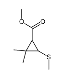methyl 2,2-dimethyl-3-methylsulfanylcyclopropane-1-carboxylate Structure