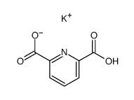 pyridine-2,6-dicarboxylic acid , potassium-salt Structure