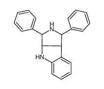 1,3-diphenyl-1,2,3,3a,4,8b-hexahydropyrrolo[3,4-b]indole结构式