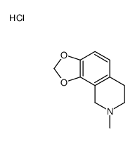 8-methyl-6,7,8,9-tetrahydro-[1,3]dioxolo[4,5-h]isoquinolin-8-ium,chloride结构式