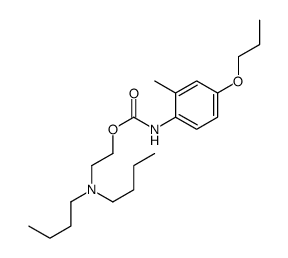 2-(dibutylamino)ethyl N-(2-methyl-4-propoxyphenyl)carbamate Structure