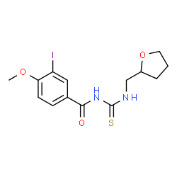 3-iodo-4-methoxy-N-{[(tetrahydro-2-furanylmethyl)amino]carbonothioyl}benzamide picture
