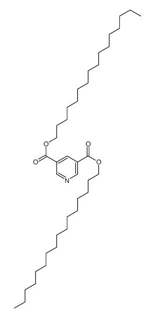 dihexadecyl pyridine-3,5-dicarboxylate结构式