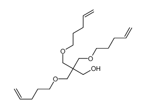 3-pent-4-enoxy-2,2-bis(pent-4-enoxymethyl)propan-1-ol结构式