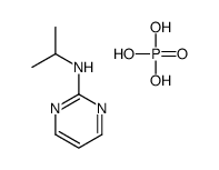 N-isopropylpyrimidin-2-amine phosphate (1:1) structure