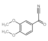 2-(3,4-dimethoxyphenyl)-2-oxo-acetonitrile结构式