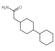 2-(4-cyclohexylcyclohexyl)acetamide结构式