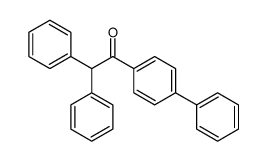 2,2-diphenyl-1-(4-phenylphenyl)ethanone结构式