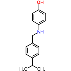 4-((4-ISOPROPYLBENZYL)AMINO)PHENOL Structure