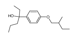 3-[4-(2-Methyl-butoxy)-phenyl]-hexan-3-ol Structure