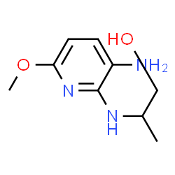 1-Propanol,2-[(3-amino-6-methoxy-2-pyridinyl)amino]-(9CI) structure
