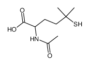 2-acetamido-5-mercapto-5-methylhexanoic acid结构式