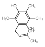 2,3,5-trimethyl-6-(3-methylbut-2-enyl)benzene-1,4-diol picture