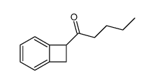 1-(7-bicyclo[4.2.0]octa-1,3,5-trienyl)pentan-1-one Structure