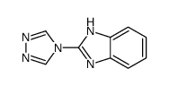 1H-Benzimidazole,2-(4H-1,2,4-triazol-4-yl)-(9CI) structure