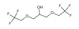 (1,3-bis(2,2,2-trifluoroethoxy)propan-2-ol) Structure