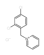 Pyridinium,1-[(2,4-dichlorophenyl)methyl]-, chloride (1:1) Structure