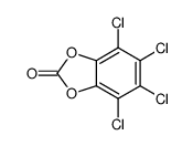 4,5,6,7-tetrachloro-1,3-benzodioxol-2-one结构式