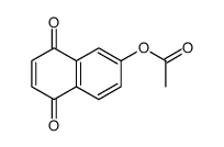 (5,8-dioxonaphthalen-2-yl) acetate Structure