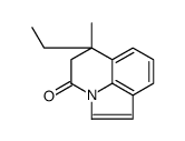 4H-Pyrrolo[3,2,1-ij]quinolin-4-one,6-ethyl-5,6-dihydro-6-methyl-(9CI) Structure