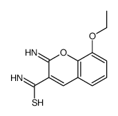 8-ethoxy-2-iminochromene-3-carbothioamide Structure