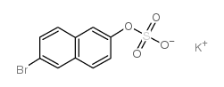 2-Naphthalenol,6-bromo-, 2-(hydrogen sulfate), potassium salt (1:1) Structure