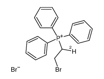 (2-Bromo-1-deuterio-ethyl)-triphenyl-phosphonium-bromid结构式