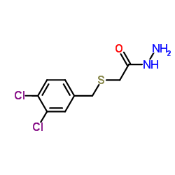 2-[(3,4-Dichlorobenzyl)sulfanyl]acetohydrazide Structure
