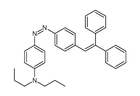 4-[[4-(2,2-diphenylethenyl)phenyl]diazenyl]-N,N-dipropylaniline结构式