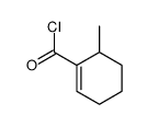 1-Cyclohexene-1-carbonyl chloride, 6-methyl- (9CI) structure