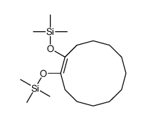 trimethyl-(2-trimethylsilyloxycyclododecen-1-yl)oxysilane结构式