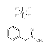 benzyl(dimethyl)azanium,hexafluoroarsenic(1-)结构式